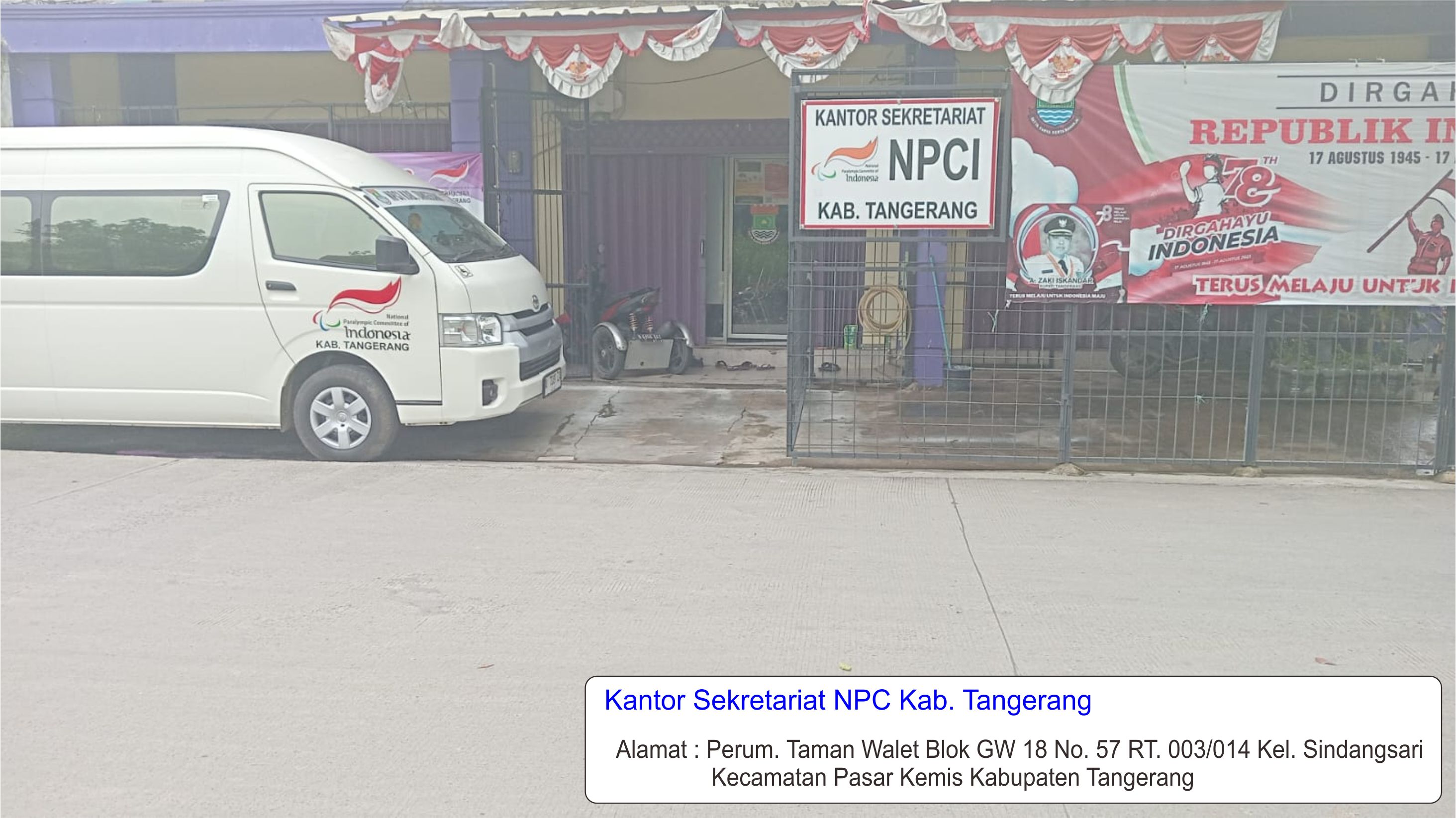 Dulu Latihan dan Bertanding Naik Angkot, Kini Atlet NPC Kabupaten Tangerang Dapat Mobil Operasional